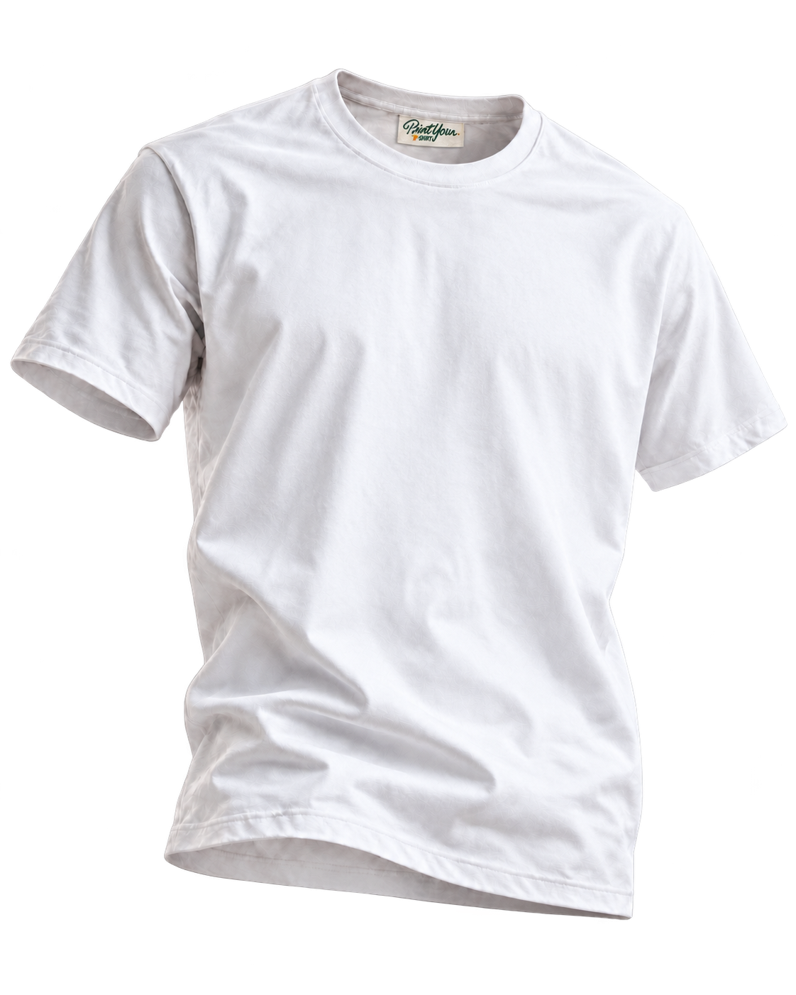 Tricou alb cu eticheta Print Your T-Shirt